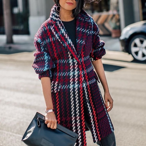 H&M Jackets & Blazers - Plaid coat - worn once for photo shoot